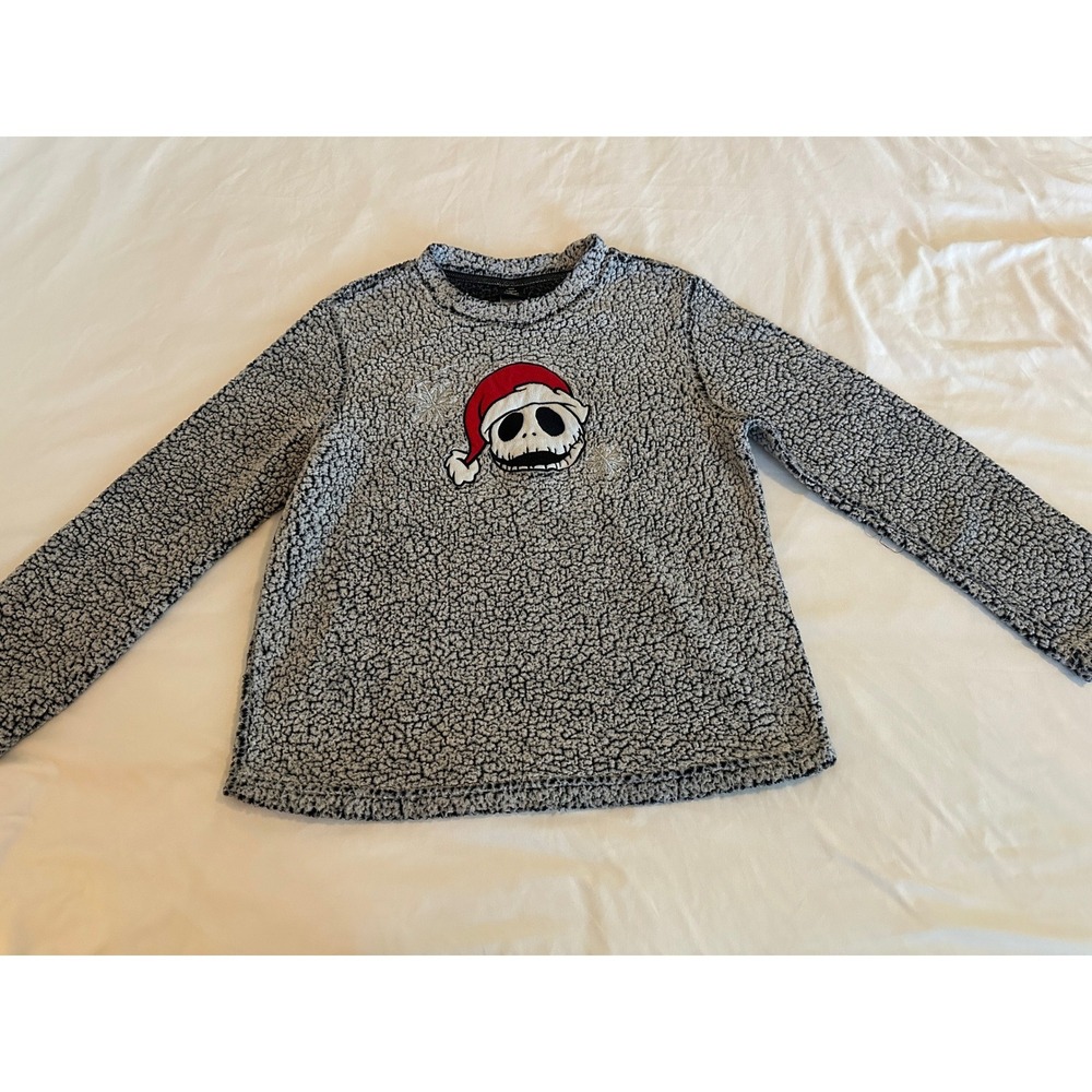 Disney‎ Nightmare Before Christmas Jack Skellington Sherpa Fleece Pajama Top M